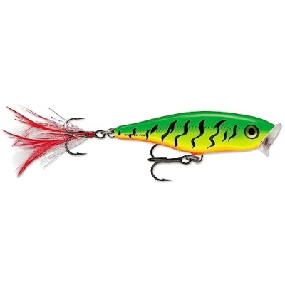 Abbildung von Rapala Köder mit Haken Zwei Nr. 5, Schwimmtiefe Bereich, 7cm Größe, Feuerwehrmann, SP07