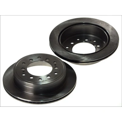 Abbildung von DELPHI BG3557 Bremsscheibe 312 18 6 Belüftet geölt unbehandelt ohne Radlager, ABS Sensorring TOYOTA: Land Cruiser Prado 120