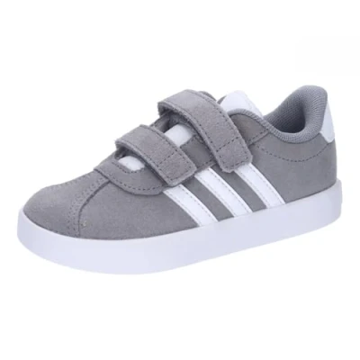 Abbildung von adidas Jungen Unisex Kinder VL Court 3.0 Shoes Infants Schuhe, Grey Three/Cloud White/Grey Two, 24 EU