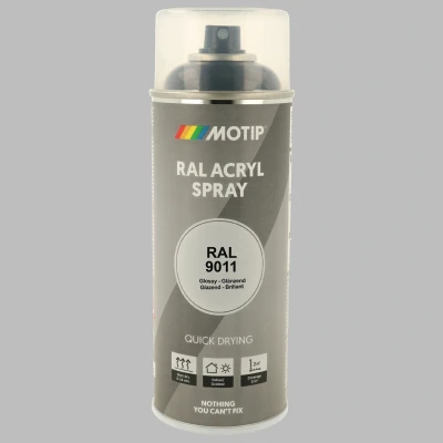 Abbildung von MOTIP 07158 RAL Lack Spraydose 9011 400ml