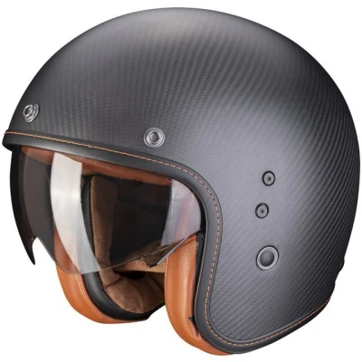 Abbildung von Scorpion Exo Motorradhelm Belfast EVO Carbon Solid Matt Schwarz M