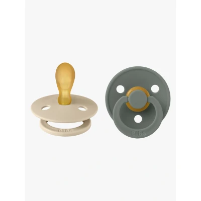 Abbildung von BIBS Colour Schnuller 2er Pack Latex Größe 2 Symmetrisch, Vanilla/Pine