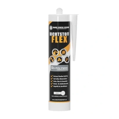 Abbildung von Hanse Syntec Systems Dichtstoff FLEX, MS Polymer, flexibler Fugendichtstoff, Innen &amp; Außen