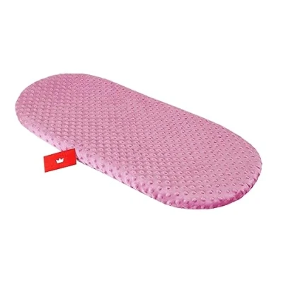 Abbildung von Spannbettlaken BABYLUX Kinderwagen Baby Spannbetttuch Wiege Bettlaken, BabyLux, 7. Minky Altrosa