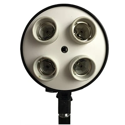 Abbildung von DynaSun SLH3 in E27 Sockel Adapter Halter mit 4 Lampe Lampenfassungen