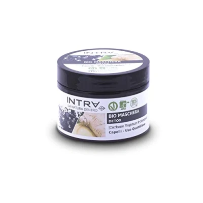 Abbildung von Intra Carbon &amp; Ingwer Bio Detox Haarmaske Alltagliche Anwendung, 250 ml