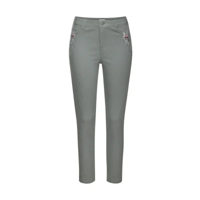 Abbildung von LASCANA 7/8 Jeggings mit dezentem Blumendruck, elastische Skinny Jeans aus Baumwoll Mix