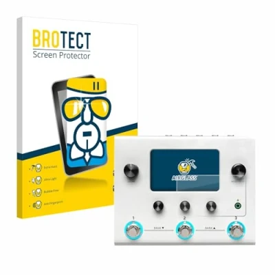 Abbildung von BROTECT Schutzglas für Hotone Ampero II Stomp Schutzfolie Panzer Folie Glas [Extrem Kratzfest 9H, Anti Fingerprint, Ultra Transparent]