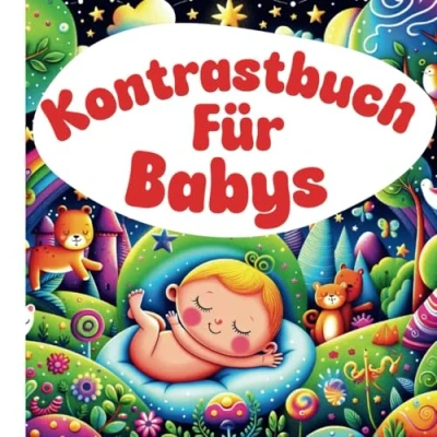 Abbildung von Kontrastbuch für Babys: Frühkindliche Entwicklung von der Geburt bis 0 12 Monate Frühe Wahrnehmung und einfache Schwarz Weiß Bilder Babys Schöne zur künstlerischen visuellen Stimulation