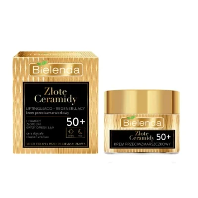 Abbildung von GOLD CERAMIDY Liftingierend regenerierende Anti Faltencreme 50+, Tag/Nacht, 50ml