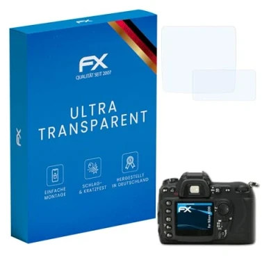 Abbildung von atFoliX Schutzfolie kompatibel mit Nikon D200 Folie, ultraklare FX Displayschutzfolie (3er Set)