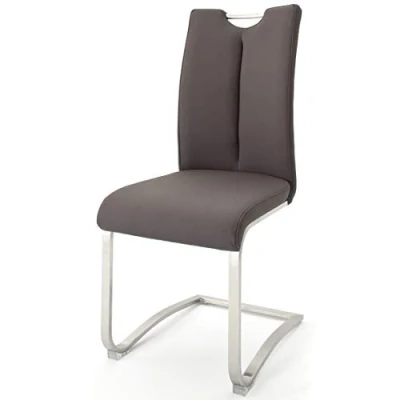 Abbildung von MCA furniture Freischwinger &quot;Artos&quot;, (Set), 2 St., Leder, Stuhl mit Echtlederbezug, bis 140 Kg belastbar