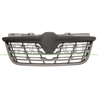 Abbildung von PRASCO RN9562001 Kühlergrill genarbt schwarz, silber RENAULT: MASTER 3 Kasten, Pritsche/Fahrgestell