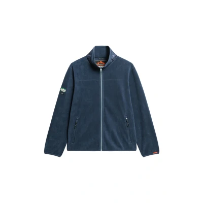 Abbildung von Superdry Fleecejacke, Herren, Größe: Medium, Lauren navy
