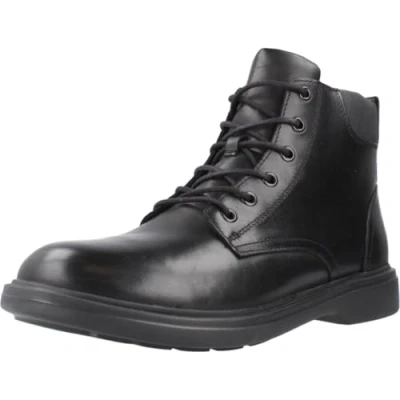 Abbildung von Geox Herren U OTTAVIO Ankle Boot, Black, 43 EU