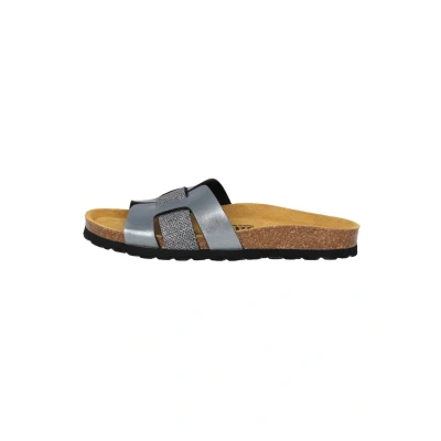Abbildung von Palado Crisui Pantolette flach, Damen, Größe: 39, Grau anthrazit Schuhe