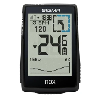 Abbildung von SIGMA ROX 4.0 SE Special Edition Fahrradcomputer kabellos GPS &amp; Navigation inkl. OVERCLAMP Butler Outdoor mit Höhenmessung Farbe Schwarz E Bike kompatibel