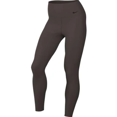 Abbildung von NIKE Damen W NK DF ZENVY HR 7/8 TGHT Leggings, Barock Braun/Schwarz, S
