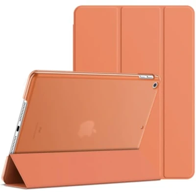 Abbildung von JETech Hülle für iPad 9 8 7 (10,2 Zoll, Modell 2021 2020 2019, 9. 8. 7. Generation), Auto Schlafen Wachen (Papaya)