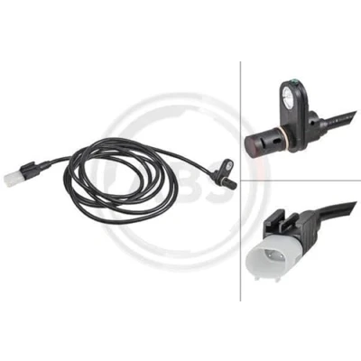 Abbildung von A.B.S. 31947 ABS Sensor aktiver 1985 weiß VOLKSWAGEN: Crafter 30 50 Kastenwagen, 35 Bus, Pritsche/Fahrgestell