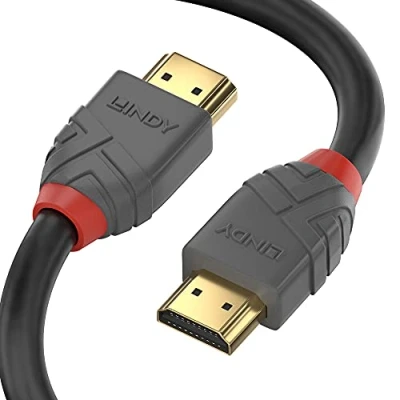 Abbildung von LINDY 0.5m HDMI High Speed Kabel, Anthra Line
