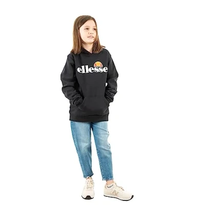 Abbildung von Ellesse Isobel Kapuzenpullover für Kinder, Größe: 128/134, Black