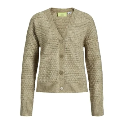 Abbildung von JJXX Jxaden Structure Strickjacke, Damen, Größe: XS, Kelp