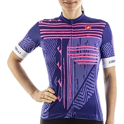 Abbildung von Castelli Astratta Womens Jersey Lapis Blue M
