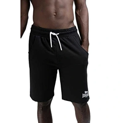 Abbildung von Lonsdale Herren Shorts Normale Passform Coventry, Black/White XL, 113699
