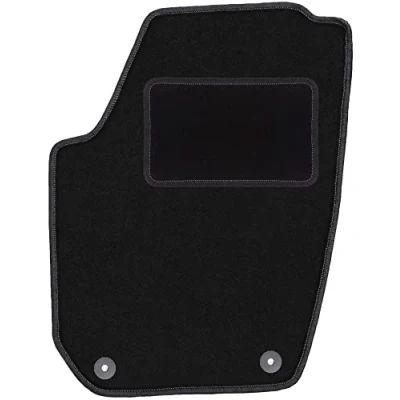 Abbildung von Wielganizator Automatte Passend für Skoda Fabia II Schrägheck, Kombi 2007 2014 Velours Autozubehör Praktische Fußmatte Auto 1 teilig schwarz