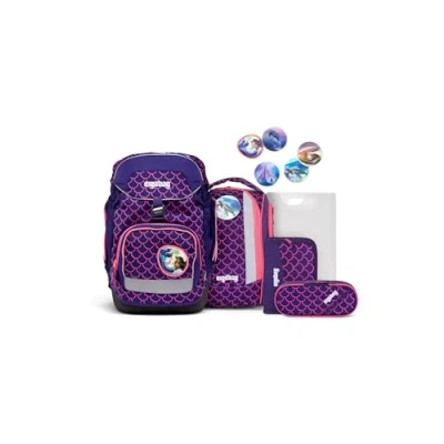 Abbildung von Ergobag Pack Set Lumi PerlentauchBär Meerjungfrauen lila