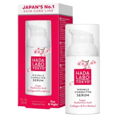 Abbildung von Hada Labo Tokyo Red ANTI Falten Serum für Tag und Nacht Super Hyaluronsäure AGING Feuchtigkeitsspendend 1x30ml
