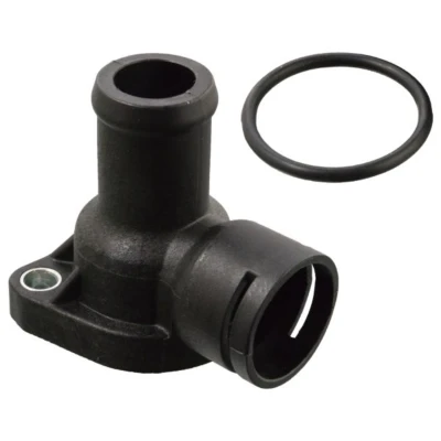 Abbildung von FEBI BILSTEIN 12411 Flansch Kunststoff mit Dichtung VOLKSWAGEN: GOLF 2, TRANSPORTER 3 Bus, Corrado, AUDI: 80 B3, 90 B3