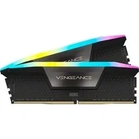 Abbildung von Corsair VENGEANCE RGB DDR5 RAM 32GB (2x16GB) 6600MHz CL38 Intel XMP iCUE Kompatibel Computer Speicher Schwarz (CMH32GX5M2B6600C38)