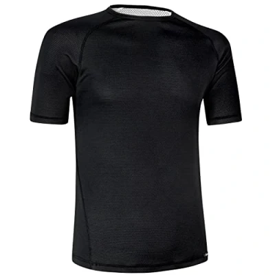 Abbildung von GripGrab Ride Thermo Winter Kurzarm Radsport Funktions Unterhemd Anti Geruch 1er pack, Schwarz S