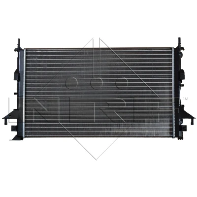 Abbildung von NRF 58318 Kühler, Motorkühlung Aluminium 670 415 23 Kühlrippen mechanisch gefügt RENAULT: ESPACE 4, LAGUNA 2 Grandtour,