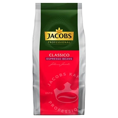 Abbildung von Jacobs Professional Classico, Espresso Kaffeebohnen 1kg, Arabica und Robusta Bohnen, Intensität 4/5