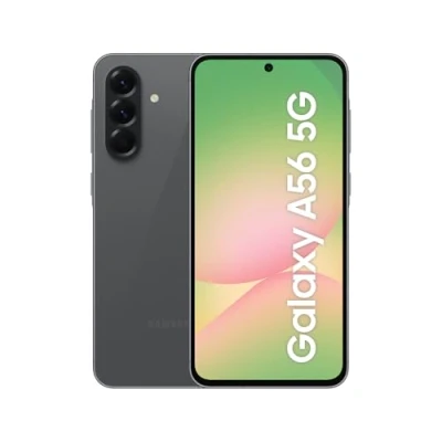 Abbildung von Samsung Galaxy A56 5G AI Smartphone ohne Vertrag, Simlockfreies Handy mit Android, 8 GB RAM, 256 Speicher, 50 MP Kamera, Awesome Graphite, 2,5 Jahre Herstellergarantie [Exklusiv auf Amazon]