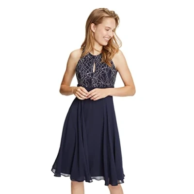 Abbildung von Vera Mont Cocktailkleid/festliches Kleid, Damen, Größe: 36, Dunkelblau