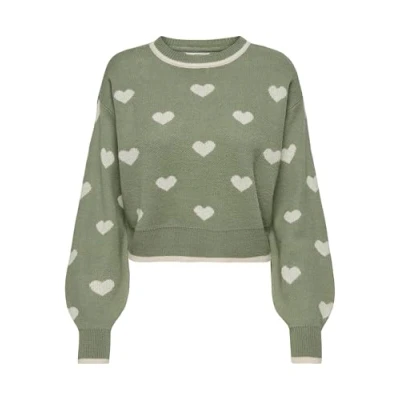 Abbildung von JDY Rundhalspullover JDYROMANCE L/S JACQ. PULLOVER KNT NOOS