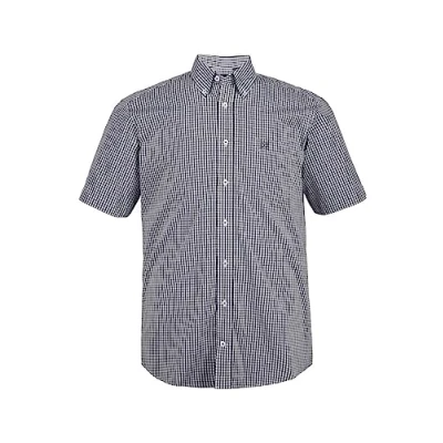 Abbildung von JP 1880 Herren große Größen Übergrößen Menswear L 8XL Hemd, Business, Halbarm, Vichy Karo, bis 8XL, Comfort Fit schwarz 3XL 722860130