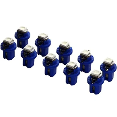 Abbildung von 10 x B8.5d Tacho Beleuchtung LED 5050 SMD BAX10D high Power Blau Umbauset Innenraum Innenraumbeleuchtung Instrumentenbeleuchtung Cockpit