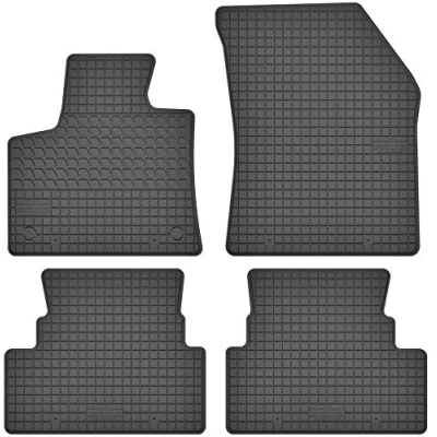Abbildung von Gummimatten Gummi Fußmatten Satz für Peugeot 3008 II (ab 2016) / Opel Grandland X 2017) Passgenau