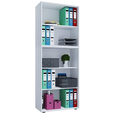 Abbildung von VCM Aktenregal Holz Büro Regal Bücher Ordner Lona 5f, 1 tlg.