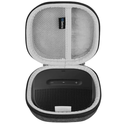 Abbildung von Geekria Tasche für Bose SoundLink Micro Bluetooth Speaker, Schutztasche Headset Case, Hard Tragetasche
