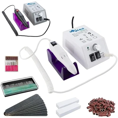 Abbildung von Sina Beauty Multigerät inkl. 6 tlg. Bit und Mandrel Set, 30 Diamantfräser