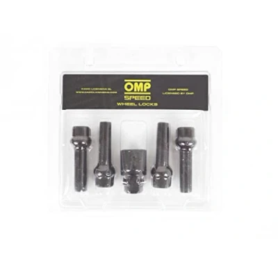 Abbildung von OMP Satz Von 4 Anti Diebstahl Schrauben Felgen M12X1.25 Mit Gewinde Länge 40Mm Konische Form
