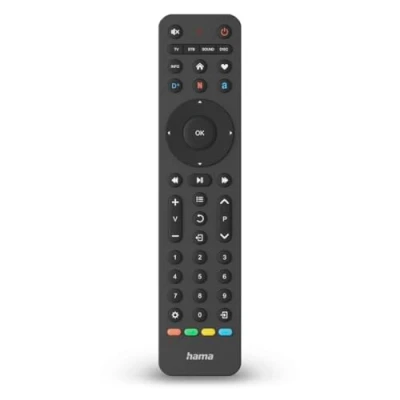 Abbildung von Hama Universal Fernbedienung TV, Infrarot, für 4 Geräte, lernfähig, App Tasten