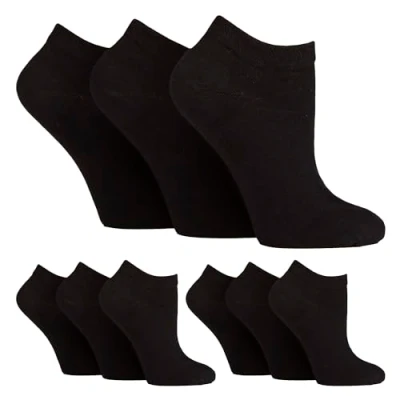 Abbildung von Gentle Grip 9 Paar Diabetiker Socken Damen Kurz Sneaker Extra Weit für Geschwollene Füße
