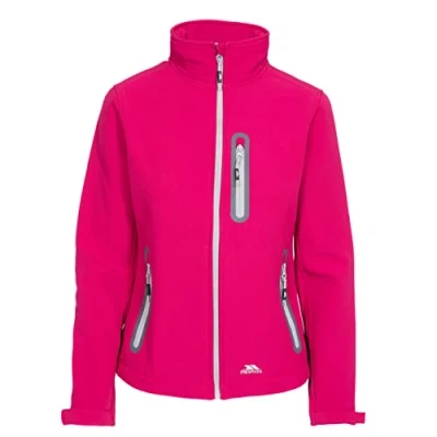 Abbildung von Trespass Damen Winddichte Leichte Soft shelljacke mit Kordelzug Am Saum HALLIE, Cassis, L, FAJKSSTR0002_CASL